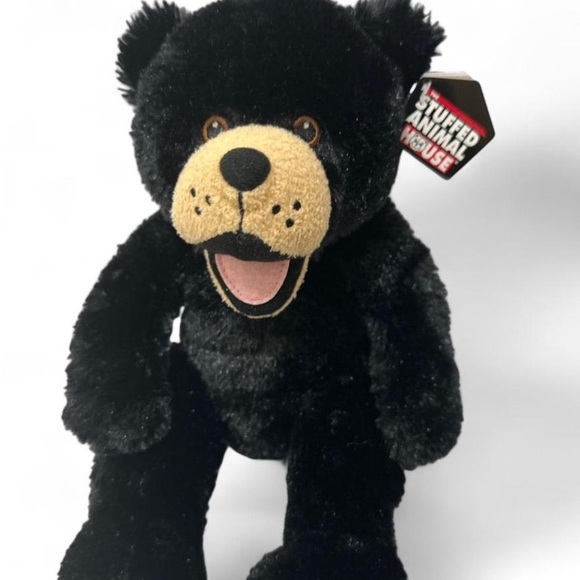 Other - Stuffed Animal House Black Bear Plush Toy